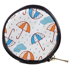 Rain Umbrella Pattern Water Mini Makeup Bag