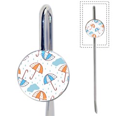 Rain Umbrella Pattern Water Book Mark