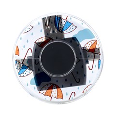 Rain Umbrella Pattern Water On-the-go Memory Card Reader