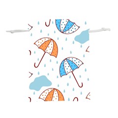 Rain Umbrella Pattern Water Lightweight Drawstring Pouch (s)