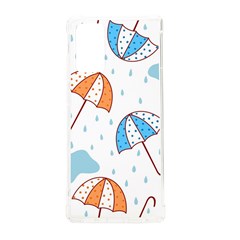 Rain Umbrella Pattern Water Samsung Galaxy Note 20 Tpu Uv Case