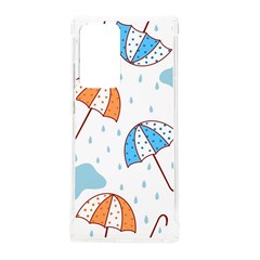 Rain Umbrella Pattern Water Samsung Galaxy Note 20 Ultra Tpu Uv Case by Maspions