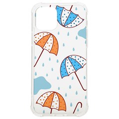 Rain Umbrella Pattern Water Iphone 12/12 Pro Tpu Uv Print Case by Maspions