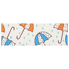 Rain Umbrella Pattern Water Banner And Sign 9  X 3  by Maspions