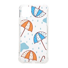 Rain Umbrella Pattern Water Iphone 11 Pro Max 6 5 Inch Tpu Uv Print Case by Maspions