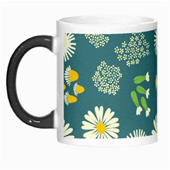 Drawing Flowers Meadow White Morph Mug by Maspions