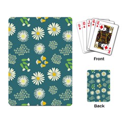 Drawing Flowers Meadow White Playing Cards Single Design (rectangle)