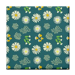 Drawing Flowers Meadow White Face Towel by Maspions