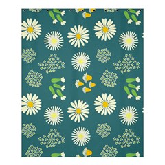 Drawing Flowers Meadow White Shower Curtain 60  X 72  (medium)  by Maspions