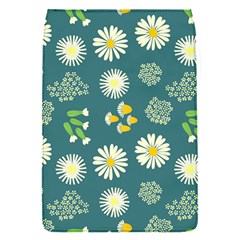 Drawing Flowers Meadow White Removable Flap Cover (s)