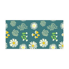 Drawing Flowers Meadow White Yoga Headband