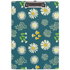 Drawing Flowers Meadow White A4 Acrylic Clipboard