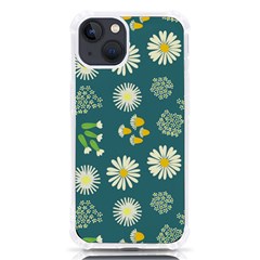 Drawing Flowers Meadow White Iphone 13 Tpu Uv Print Case by Maspions