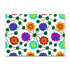 Bloom Plant Flowering Pattern Sticker A4 (100 Pack)