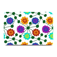 Bloom Plant Flowering Pattern Plate Mats