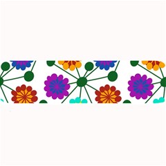 Bloom Plant Flowering Pattern Large Bar Mat