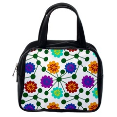 Bloom Plant Flowering Pattern Classic Handbag (one Side)