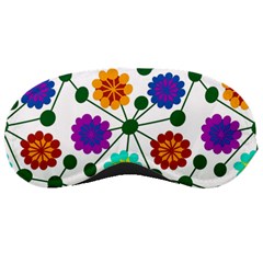 Bloom Plant Flowering Pattern Sleep Mask