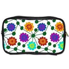 Bloom Plant Flowering Pattern Toiletries Bag (one Side)