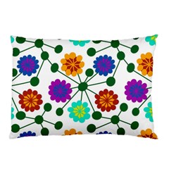 Bloom Plant Flowering Pattern Pillow Case (two Sides)