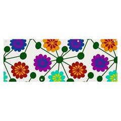 Bloom Plant Flowering Pattern Banner And Sign 8  X 3 