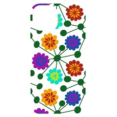 Bloom Plant Flowering Pattern Iphone 14 Black Uv Print Case