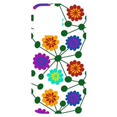 Bloom Plant Flowering Pattern Iphone 14 Pro Max Black Uv Print Case