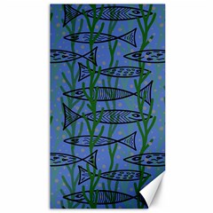 Fish Pike Pond Lake River Animal Canvas 40  X 72 