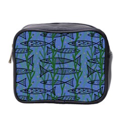 Fish Pike Pond Lake River Animal Mini Toiletries Bag (two Sides)