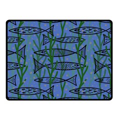 Fish Pike Pond Lake River Animal Fleece Blanket (small)