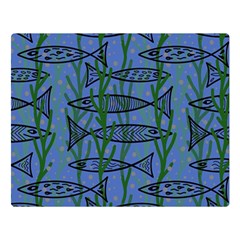 Fish Pike Pond Lake River Animal Premium Plush Fleece Blanket (large)