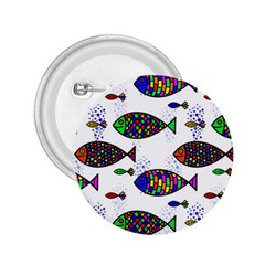 Fish Abstract Colorful 2 25  Buttons by Maspions