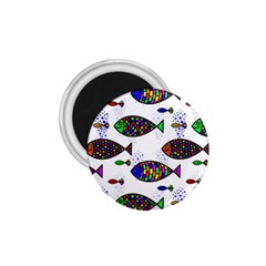 Fish Abstract Colorful 1 75  Magnets