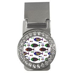 Fish Abstract Colorful Money Clips (cz) 