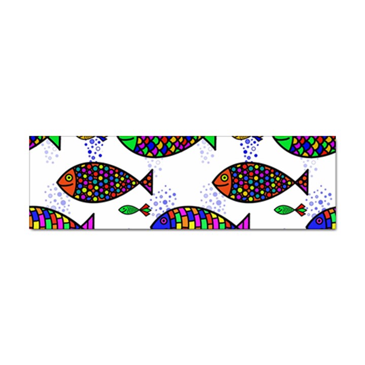 Fish Abstract Colorful Sticker (Bumper)