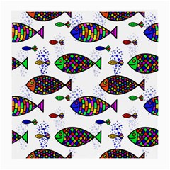 Fish Abstract Colorful Medium Glasses Cloth (2 Sides)