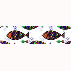 Fish Abstract Colorful Large Bar Mat