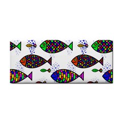 Fish Abstract Colorful Hand Towel