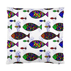 Fish Abstract Colorful Standard Cushion Case (one Side)