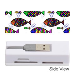 Fish Abstract Colorful Memory Card Reader (stick) by Maspions