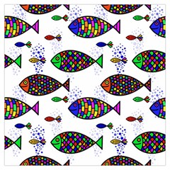 Fish Abstract Colorful Lightweight Scarf 