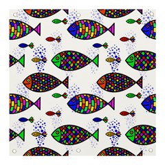 Fish Abstract Colorful Banner And Sign 3  X 3 