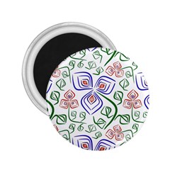 Bloom Nature Plant Pattern 2 25  Magnets