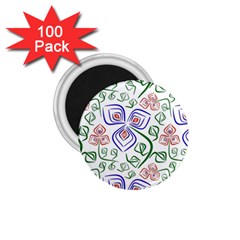 Bloom Nature Plant Pattern 1 75  Magnets (100 Pack)  by Maspions