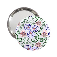 Bloom Nature Plant Pattern 2.25  Handbag Mirrors