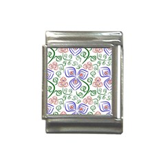 Bloom Nature Plant Pattern Italian Charm (13mm)