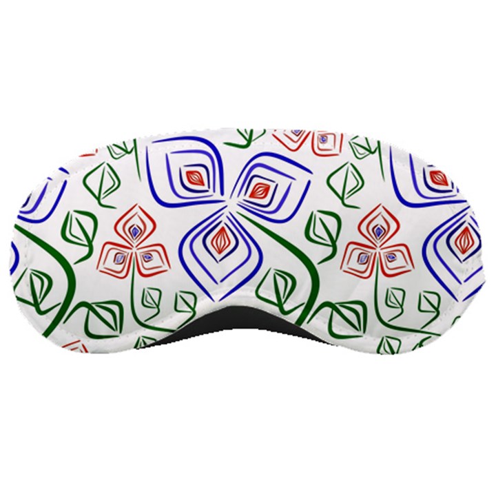 Bloom Nature Plant Pattern Sleep Mask