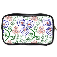 Bloom Nature Plant Pattern Toiletries Bag (two Sides)