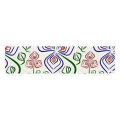 Bloom Nature Plant Pattern Banner And Sign 4  X 1  by Maspions