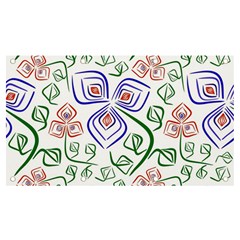 Bloom Nature Plant Pattern Banner And Sign 7  X 4  by Maspions